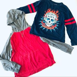 Wrangler / Cherokee Long Sleeve Shirt Bundle - Boys 6-7